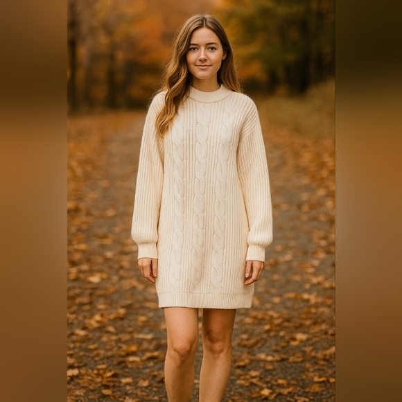 H&M Dresses & Skirts - H&M Cableknit Sweater Dress